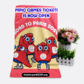 Miniatyrbilde 4 av 11: Paris 2024-spillmaskot håndkle/vaskelapp suvenirer ca. 35*70 4 35*70cm