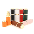 Miniatyrbilde 6 av 7: 5ML Lærparfymeflaske Bærbar Sprayer Påfyllbar Tom Pe Orange 5ml tom Orange 5ml empty