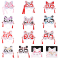 Pikkukuva 2 / 5: 1. Anime-ketun naamiot puolet kasvoista Kissan naamio Maskerad-festivaali Del Color A1 Color A1