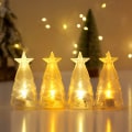 Miniatyrbild 6 av 8: Juldekorationer Julgran transparent kristall natt A2 onesize A2 onesize