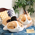 Pikkukuva 4 / 4: Corgi-pehmolelu Shiba Inu -koira Kawaii pehmolelu pehmeä halauspehmus, 15,75 tuumaa
