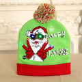 Miniatyrbilde 8 av 8: Kreativ blinkende LED-lys julelue Snømann Vinter varm C A15 one size A15 one size