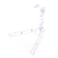 Miniatyrbilde 1 av 5: Actionfigur Modell Base Display Stativ Feste Holder for 1/144 Hvit 1stk White 1pcs