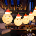 Miniatyrbillede 1 af 4: Julelys, Vandtæt Julemand 20 LED Lys