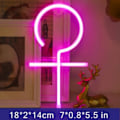 Miniatyrbilde 5 av 5: LED Neonlys Skilt Display Kvinnelig Skilt Neonlys Soverom Soverom Baderom Dekorasjon Neon Lys Fest Dekorasjon