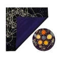 Miniatyrbilde 3 av 5: 1/2/3 Astrologi Tarot Kortspill Bordduk Krystallgitter Svart 60x60cm 1Set Black 60x60cm 1Set