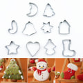 Miniatyrbilde 8 av 8: Kjeksformer i rustfritt stål - 6 stk StyleB 6Pcs