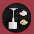 Miniatyrbild 5 av 5: Mooncake-stämplar DIY Mooncake-formar Plast Mooncake-verktyg Handtryck Plastmaterial Baktillbehör för kök null - C