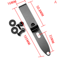 Miniatyrbillede 1 af 5: kydex K-klemme i rustfrit stål - Midjeklemme - ultimatelip - Universal w L