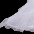 Miniatyrbilde 5 av 10: Kvinners brudekjole 2 Hoops 3 lag Tulle Bryllup Lang slepende underskjørt gulvlengde