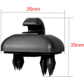 Pikkukuva 3 / 5: 2 kpl automaattista aurinkosuojan kiinnikettä, Auto aurinkosuojan kiinnike Krokbyte Audi A1 A3 A4 A5 Q3 Q5(8E0 857 562) A7 B6 B7 B8 S4 S5