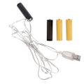 Miniatyrbild 3 av 6: USB-drivna AA-batteri eliminatorer Ersätt AA-batterier LED-lampor null - 3