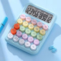 Pikkukuva 1 / 8: n Kawaii Minilaskuri Piirretty Candy Color Hiljainen Mekaninen Näppäimistö Sini Onesize blue Onesize