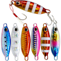 Pikkukuva 3 / 5: Metall Jig Sked Lure Artificiellt bete Shore Slow Jigging Bass Fi flerfärgad 40g multicolored 40g