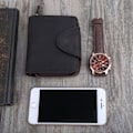 Miniatyrbillede 2 af 5: Mænd Læder Mode Pung Møntpung Kreditkortholder Clutch Lomme Billfold