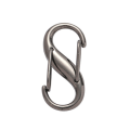 Miniatyrbillede 7 af 8: 5 ST Karabinhage Legering S-formet fjeder otte tegn spænde Ant A 5PCS A 5PCS