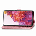 Miniatyrbillede 4 af 5: Samsung Galaxy S20 FE - Mandala Læder Etui - Roséguld Roséguld Roséguld