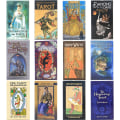 Pikkukuva 4 / 8: 12*7 cm suurikokoinen tarot-kortti, vaalea väri, ritari-tarot-prisma, monivärinen A7 Multicolor A7