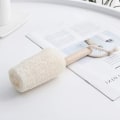 Miniatyrbillede 5 af 5: 3-pak vandflaske rengøringsbørste Langt træskaft Loofah glas