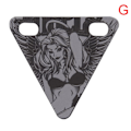 Pikkukuva 1 / 6: Pyörän heijastinkyltti logo Pyöräkolmio Tiny Reflector Cycli Gray G Gray G