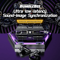 Miniatyrbilde 4 av 5: Transformers Tf-t01 Tws Ørepropper Bluetooth 5.3 Trådløse ørepropper Lav latens Hifi Stereo Headset Gaming Musikk Dual Mode Earbuds (FMY) Gul Yellow