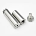 Miniatyrbillede 3 af 3: Støtteskruer til glas, 10 stk rustfrit stål afstandsskruer, reklameglas-stødskruer 20*12 mm