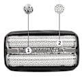 Miniatyrbillede 5 af 5: 30b Razor Blade til Braun 310 udskiftningsbarbermaskine Mesh Cover Sort