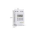 Miniatyrbilde 3 av 5: 1x TM616 relébryter programmerer, 12V tidsplan elektrisk