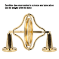 Miniatyrbild 4 av 5: BEMSYM Legering Gyroskop Stressavlastning AntiGravity Dekompressionsleksak för Vuxna (Guld)