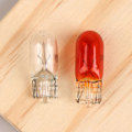Miniatyrbillede 3 af 5: 10 stk. T10 W5W klare signalpærer 12V 5W W2.1x9.5D enkelt filament Hvid