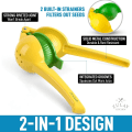 Miniatyrbilde 2 av 5: 2 i 1 Lime Citrus Juicer - Hånd Citrus Juicer - Maks Ekstraksjon Manuell Citrus Juicer