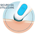 Miniatyrbilde 3 av 5: Elektrisk fotfil for fotvorter, fjerning av død hud, barbermaskin for fotpleie, fjerner tørr, død, hard og sprukken hud, trygg og smertefri