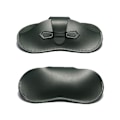 Miniatyrbillede 9 af 10: PU Læder Etui Solbrille Opbevaringspose Cover Black