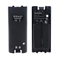 Miniatyrbilde 1 av 11: 2800Mah sikker oppladbar batteri for WII for WII U spillkonsoll 2stk/pakke Svart