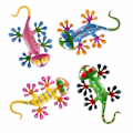 Miniatyrbillede 1 af 5: Metal Gecko Udendørs Væghæng, 4 Pak Lizard Væghæng Have