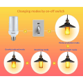 Miniatyrbillede 5 af 5: Led Flame Effect Glødepærer - 4 tilstande Led Flimrende Fire Flame med op og ned effekt, Simuleret