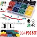Miniatyrbillede 5 af 5: Opgraderet 164/328/656/984 stk Krympeflexisolering Shrin Multicolor 656PCS Multicolor 656PCS
