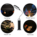 Miniatyrbild 2 av 4: Bärbar magnetisk 360 graders väghyvlar justerbar LED-grill l
