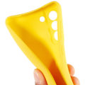 Pikkukuva 4 / 5: För Samsung Galaxy S21 FE 5G anti-scratch Mobiltelefon Cover Matt Flexibelt TPU phone case Yellow none