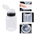 Miniatyrbillede 5 af 5: 200 ml gennemsigtig Push Down Tom flaske Press Pump Dispenser Neglelakfjernerbeholder
