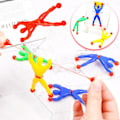 Miniatyrbild 4 av 5: 24st Väggklättrare Män Stretchy Sticky Window Crawler Flerfärgad Rolling Action Figur Leksaker För Barn Party Favor Classroom Priser