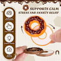 Miniatyrbild 5 av 5: Magnetisk Fidget Slider, Fidget Leksaker för Vuxna, Dessert Push Slider Stressavlastning Leksak, Kontorsleksaker EDC Leksak Doughnut