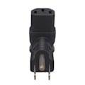 Miniatyrbillede 4 af 5: 5-15P til C13-adapter, IEC AC-stikhane-hunstikadapter, 3-polet 3-bens konverter til bærbar bærbar computer stikkontakt