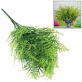 Miniatyrbilde 3 av 7: 7 grener Kunstig asparges Bregne Gress Blomst Hjem Blomstrete grønn one size green one size