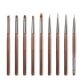 Pikkukuva 5 / 7: Kynsiharja Ritverktyg Spets-Brush Manikyyri Geelilakka UV A9 onesize A9 onesize