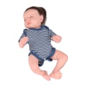 Pikkukuva 5 / 5: 12 tuuman silikoninen uudensyntynyt vauvanukke luonnollisilla silmillä, emuloiva vauva, pestävä vedenkestävä vauva CMK Baby Boy