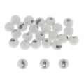 Miniatyrbillede 1 af 5: 25 stk. Spaltede Tungsten Bead Nymph Fly Tying Beads Hurtigt Synkende Hvid