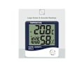 Miniatyrbillede 5 af 5: Digital termometer hygrometer til indendørs brug Udendørs termometer hygrometer Baggrundsbelyst vejrstation LCD-vækkeur