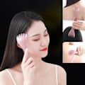 Miniatyrbillede 2 af 5: Harpiks Bivax Hovedmassage Kam Massager Gua Sha Stick Lyselilla