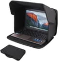 Bærbar solskærm til bærbar computer, foldbar polyester anti-genskin privatlivshætte, bærbart skærmcover til bærbare computere under 16 tommer, sort